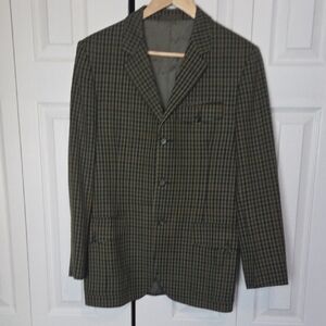 Men's Checkered Blazer